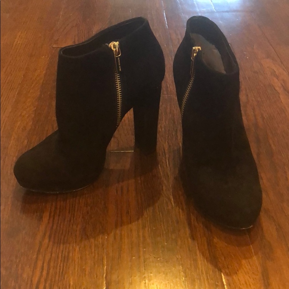 Michael Kors suede booties